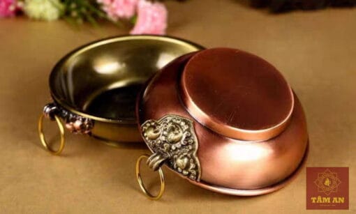 Bát đốt hương cúng khói loại nhỏ 10cm