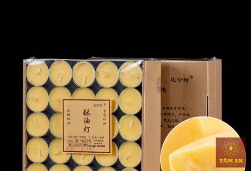 Nến bơ Tây Tạng loại 4 tiếng - Ảnh 4